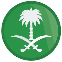 flag saudi arabia emblem isolated